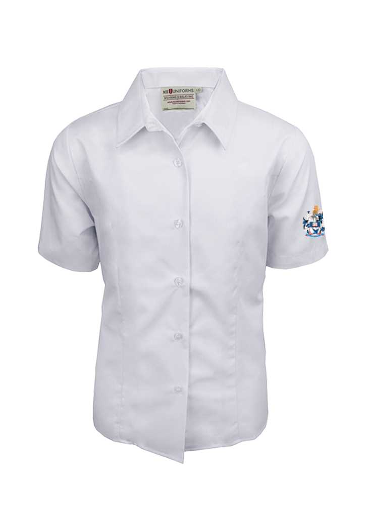 Timaru Girls High School Short Sleeve Blouse White