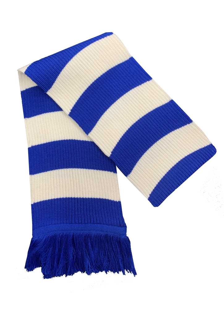 Timaru Girls High School Scarf Royal/White