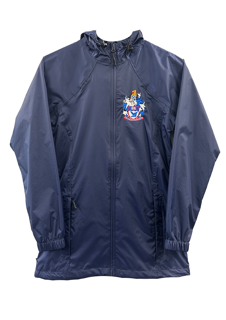 Timaru Girls High School Rain Jacket Navy